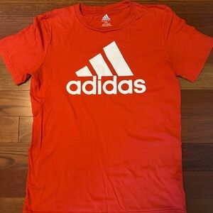 adidas Red Short Sleeve Tee